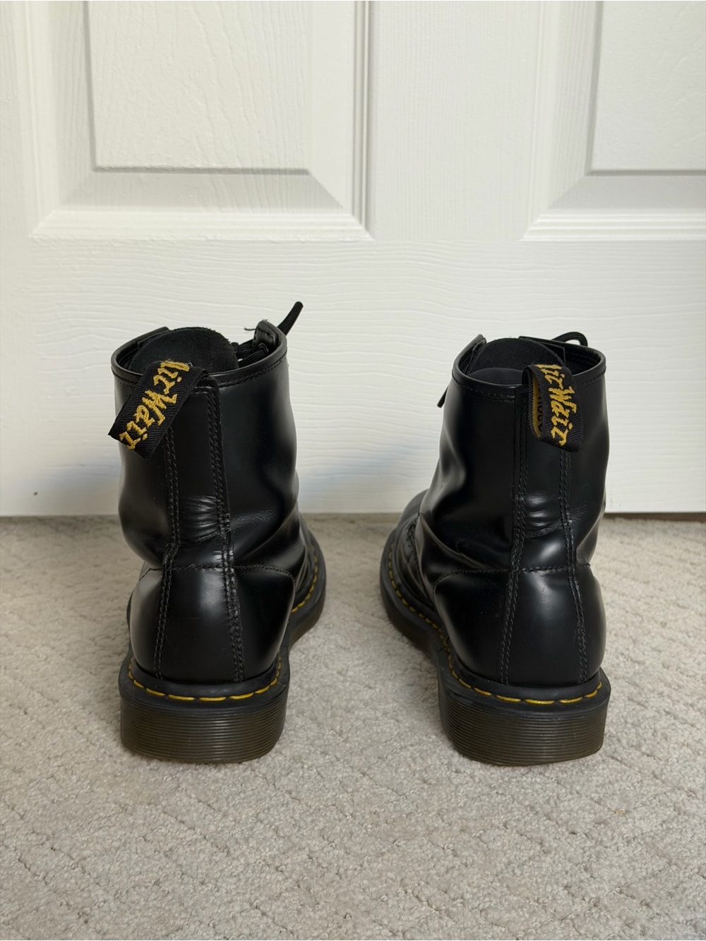 Dr. Martens 1460 Smooth Leather Lace Up Boots - Picture 7 of 15
